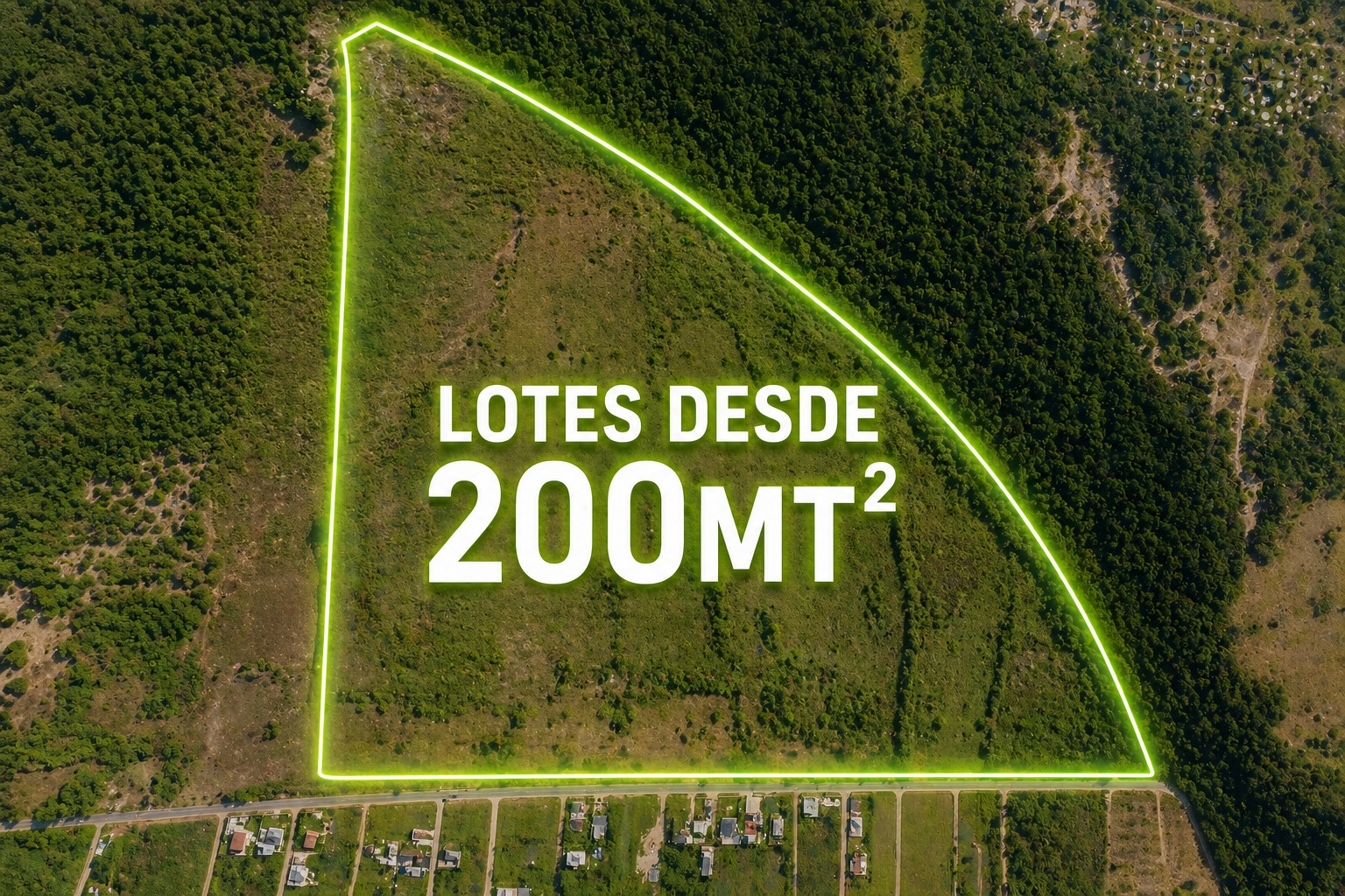Lotes desde 200 m² en Praderas de Tachina
